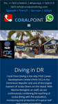 Mobile Screenshot of coralpointdiving.com